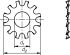 Zahnscheibe Form A 1663/000/01 10,5