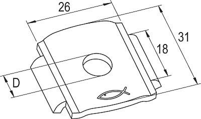Halteklaue HK 31 10,5