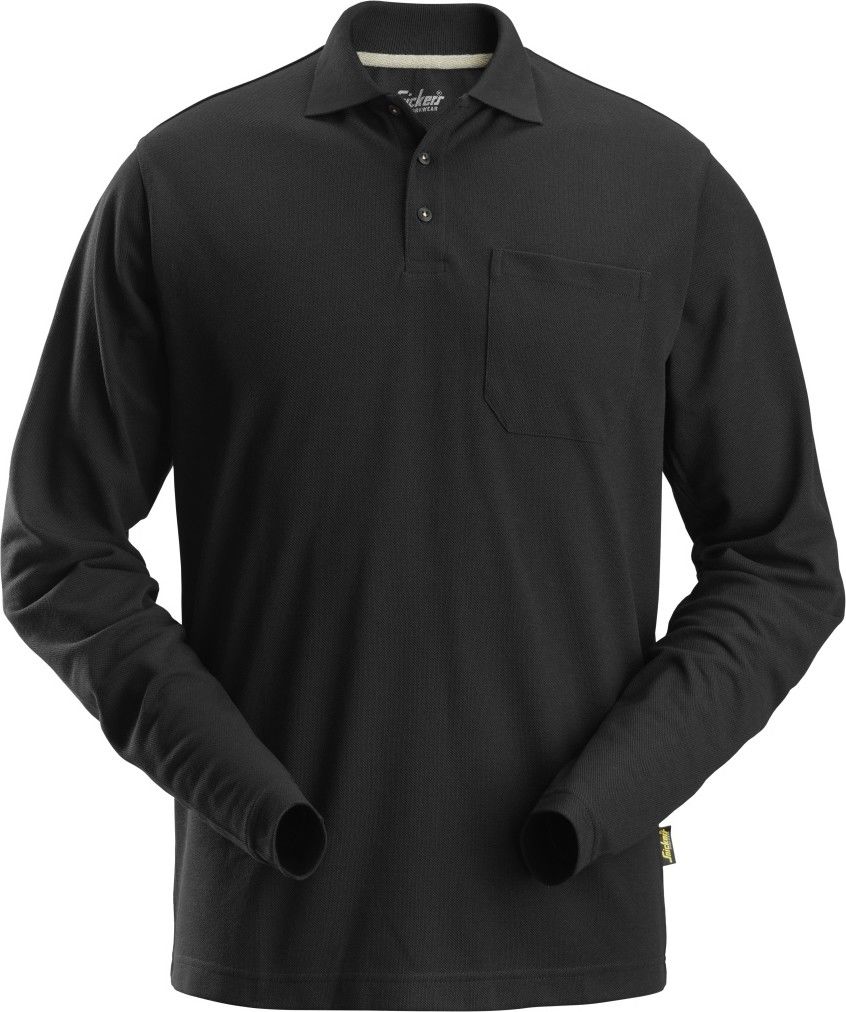 Langarm Pique Shirt 26080400007
