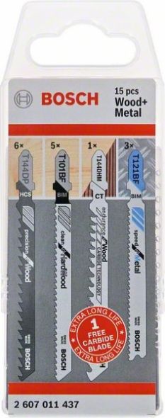 Stichsägeblatt-Set15-tlg. 2607011437