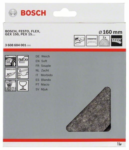 Polierfilz weich 3608604001
