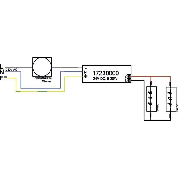 LED-Netzgerät 5-30W 24V 17230000