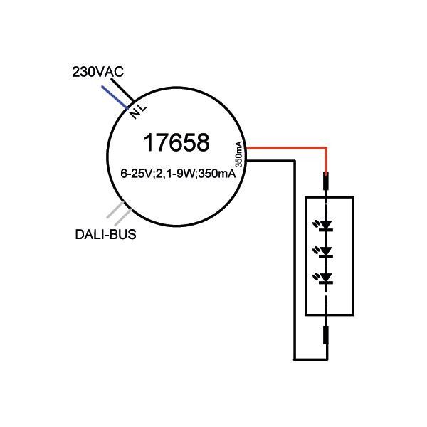 LED-Rundkonverter 350 mA 17658010