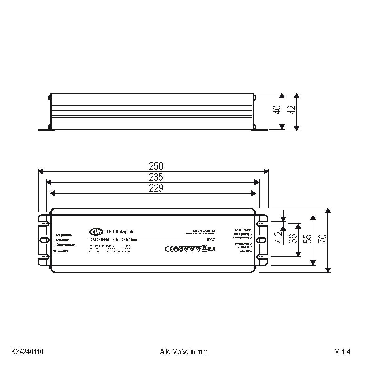 LED-Netzgerät 24V K24240110