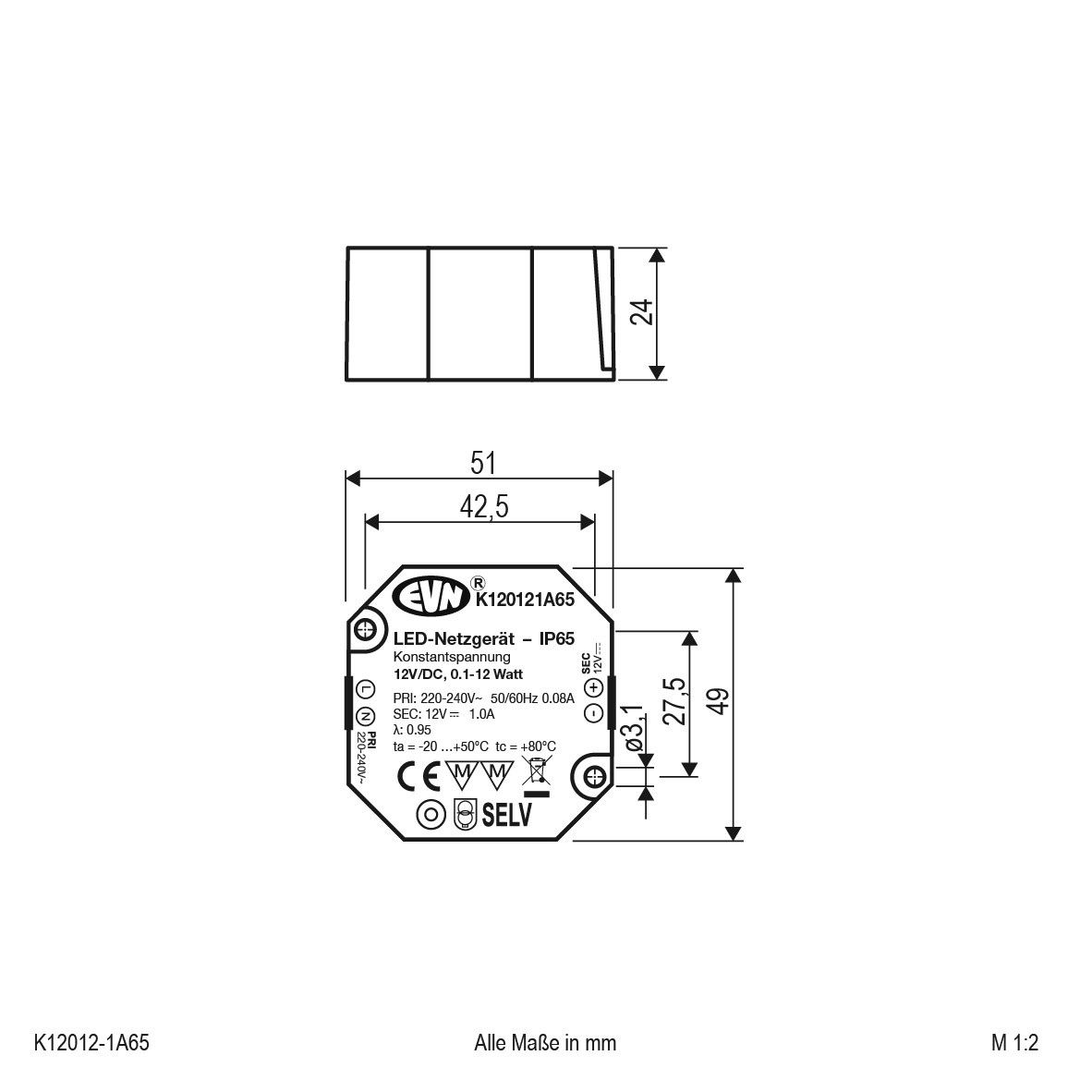 LED-Netzgerät K120121A65