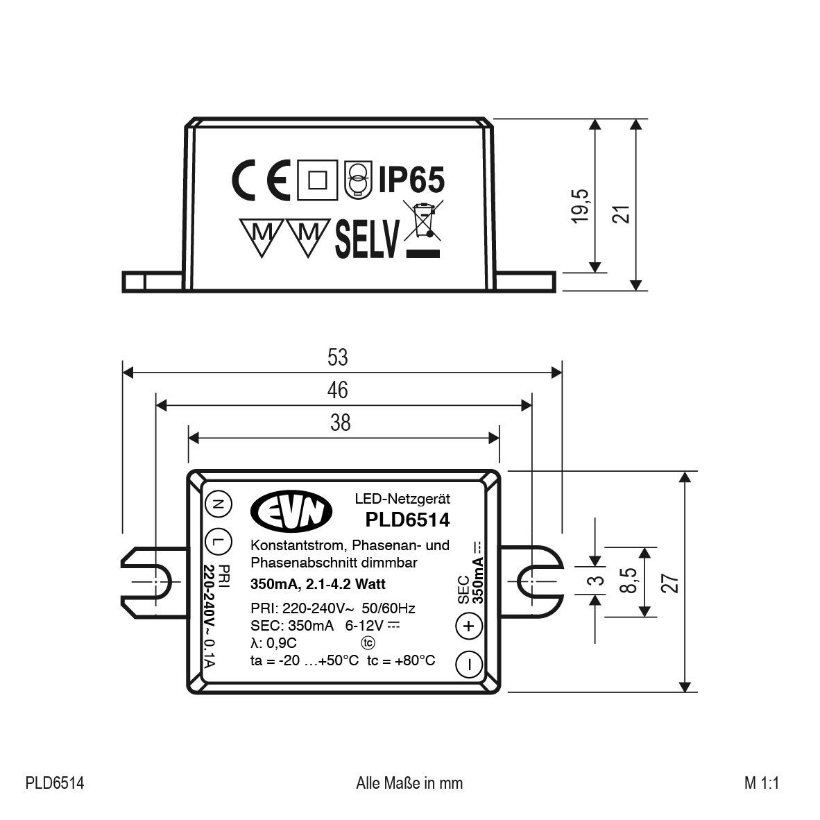 LED-Netzgerät PLD6514