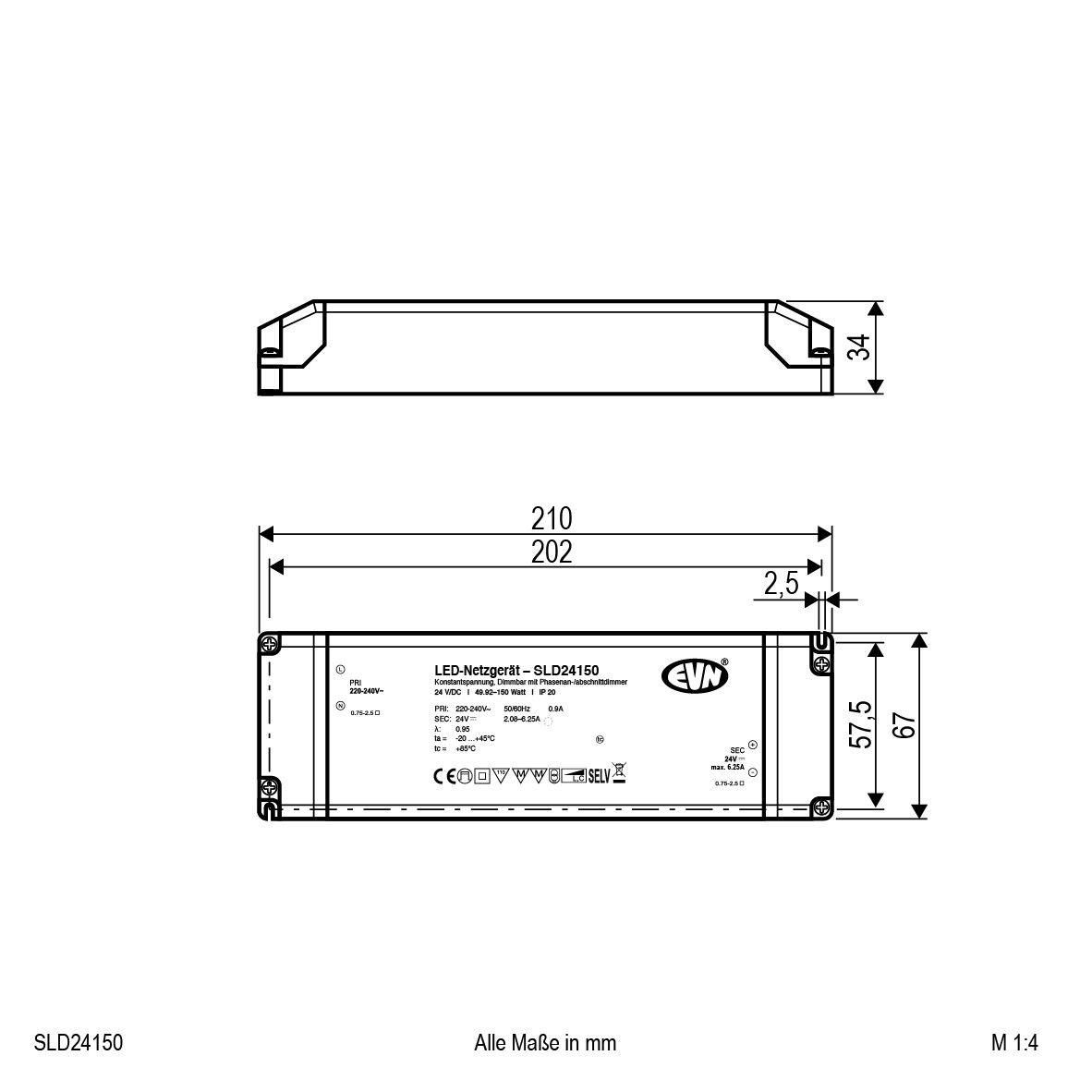 LED-Netzgerät SLD24150
