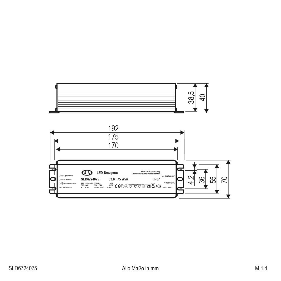 LED-Netzgerät SLD6724075