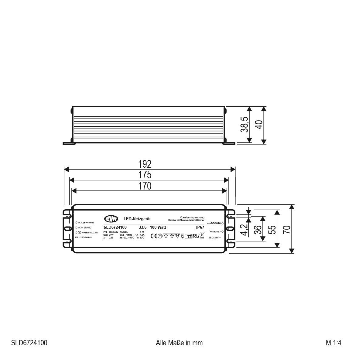 LED-Netzgerät SLD6724100