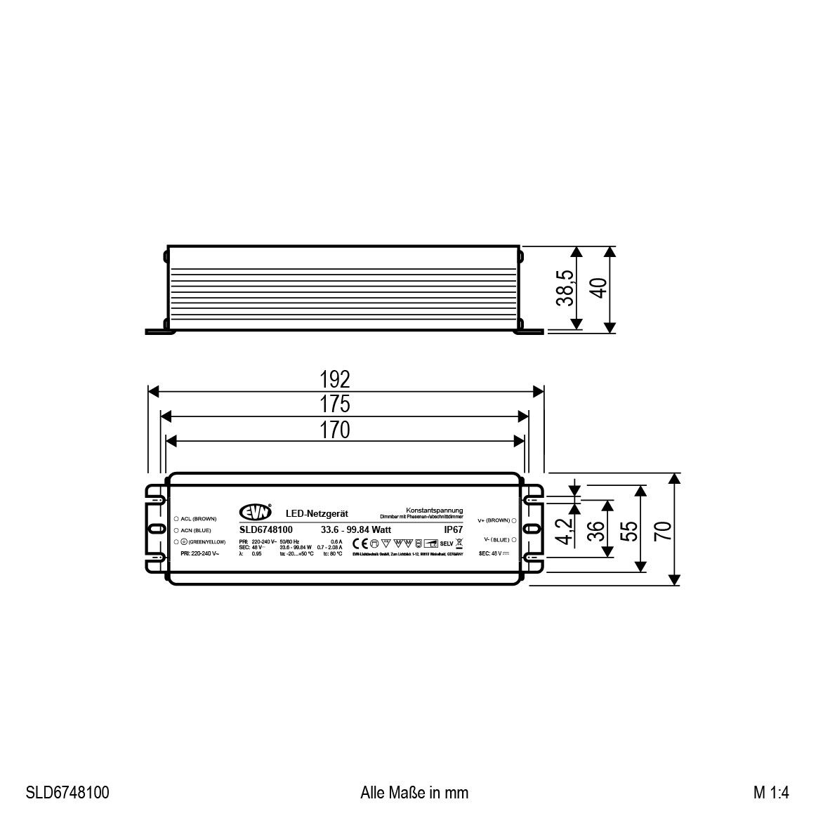 LED-Netzgerät SLD6748100