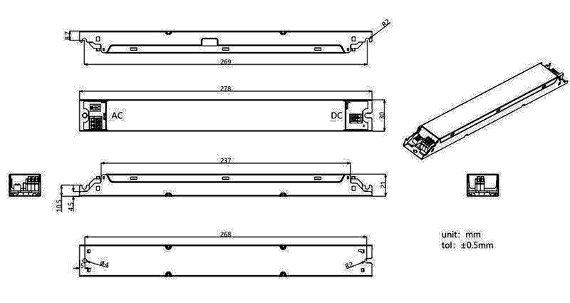 LED-Treiber CUPOID LCCB 100DIP