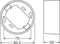 Aufbaudose LUXEYE SENSE CM KIT