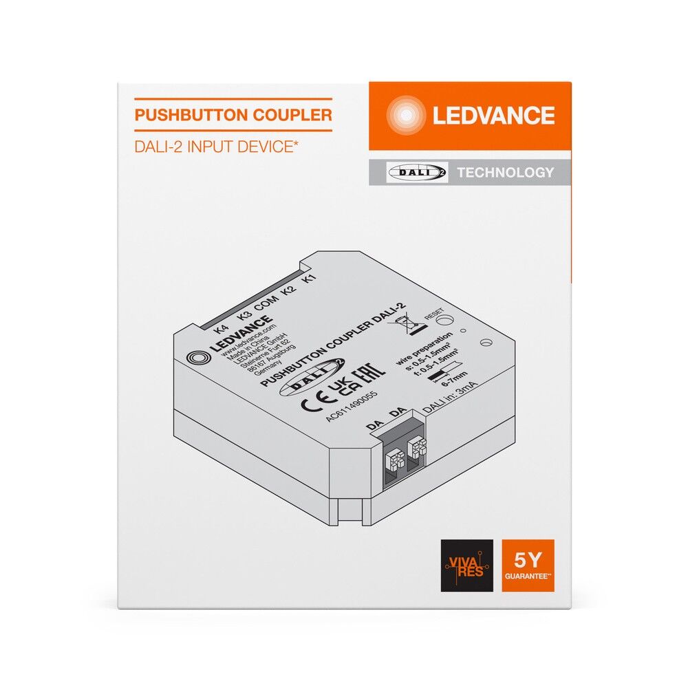 Kontrolleinheit PUSHBUT.COUPLERDALI2