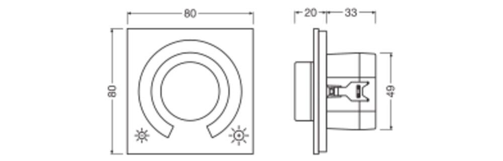 Manuelles Steuergerät MCU SELECT DALI-2