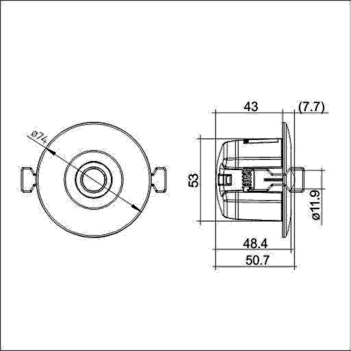 PIR-Sensor basicDIM #28004641