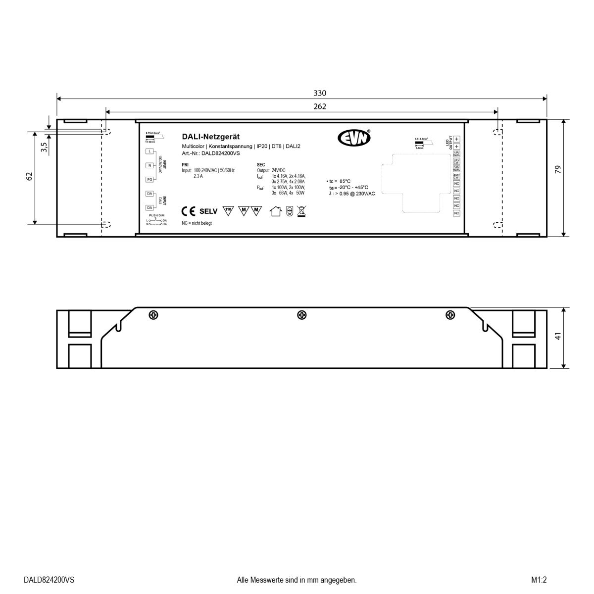 DALI Multicolor-Empfänger DALD824200VS