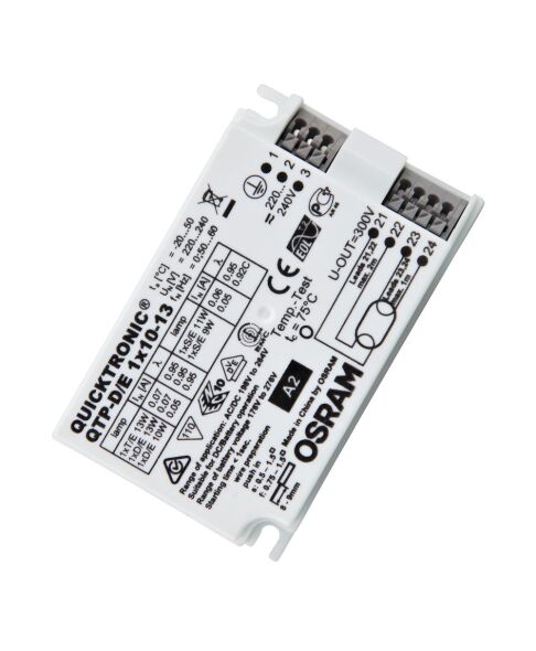 Elektronischer Trafo QTP-DE 1x10/13/22024 Elektronischer Trafo QTP-DE 1x10/13/22024