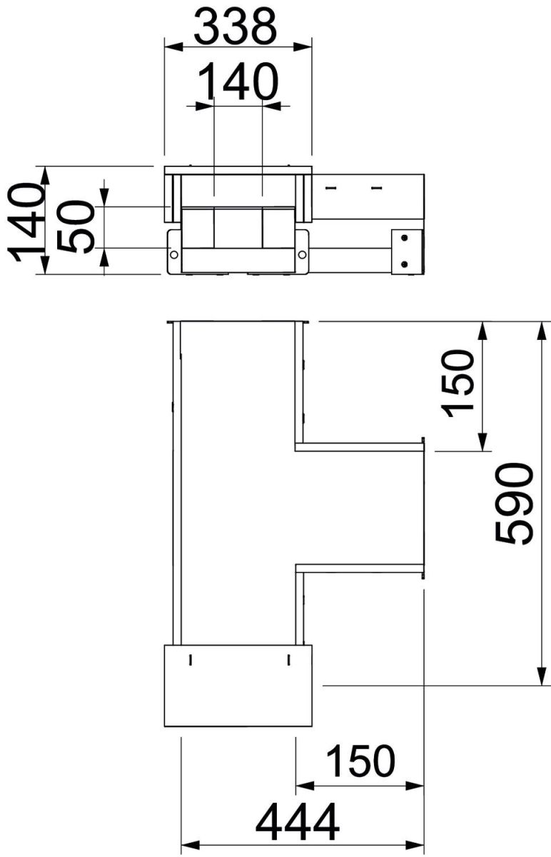 T-Stück BSKH09-T0521