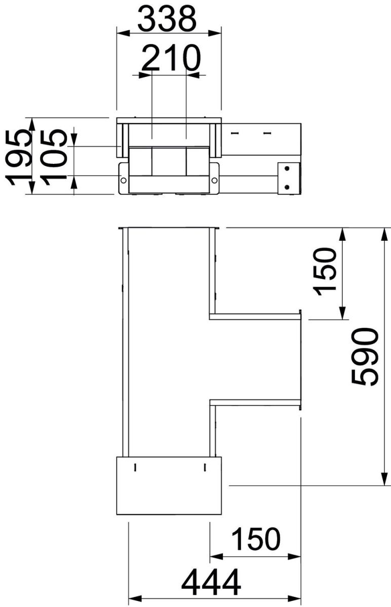 T-Stück BSKH09-T1021