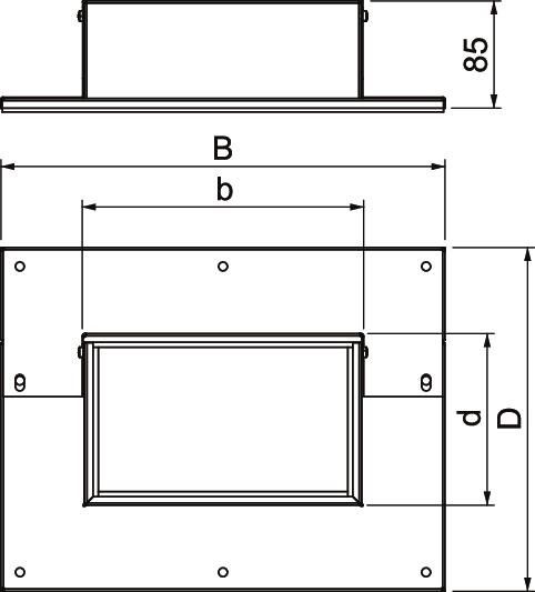 Wandanschlusskragen PLM WC 1220 RW Wandanschlusskragen PLM WC 1220 RW