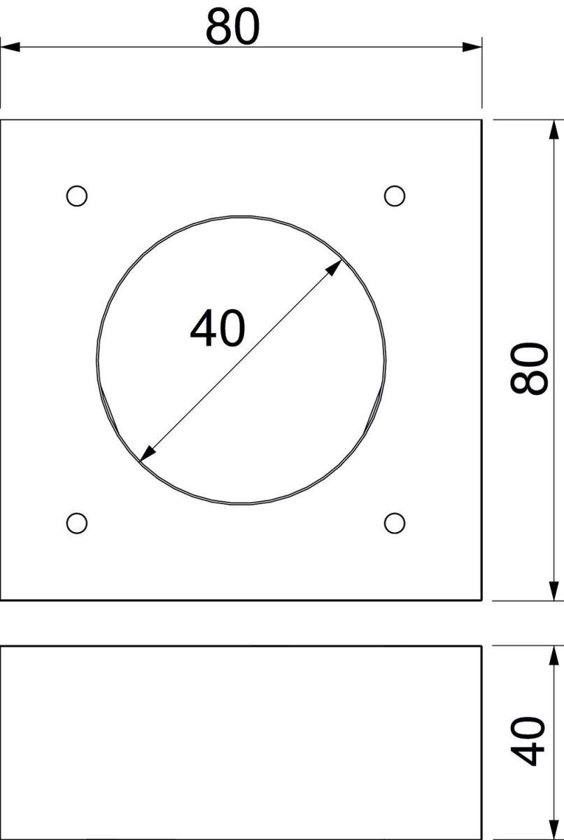 Aufdoppelungsstück KAD-8040