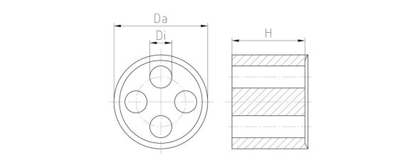 Dichtringe-Bohrung WJ-D 11/3X5 Dichtringe-Bohrung WJ-D 11/3X5