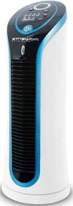 ROW Tischturmventilator VU 6210 ws/bl-met