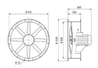 Axial-Rohrventilator DAR 90/4 4