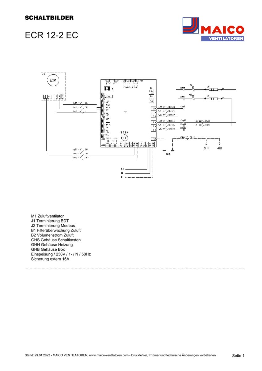 Compaktbox ECR 12-2 EC