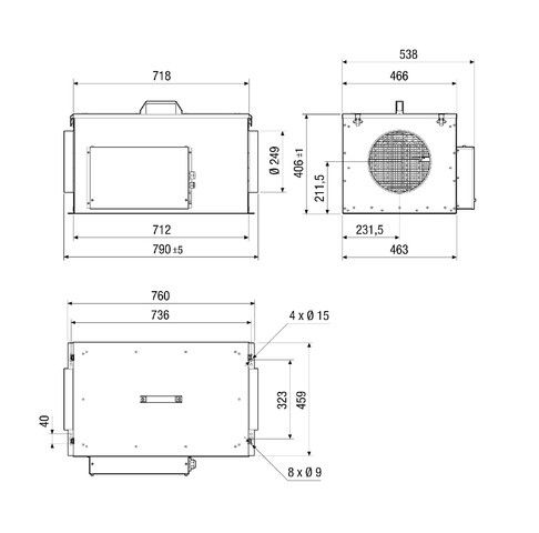 Compaktbox ECR 25-2 EC