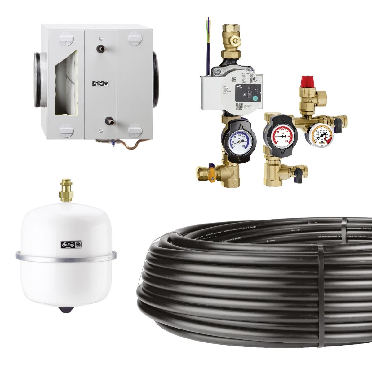 Sole-Erdwärmetauscher SEWT-BAUSATZ