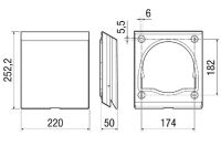 Außenabdeckung PP 45 AS