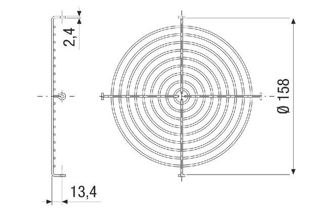 Ansaugschutzgitter SGEI K 20