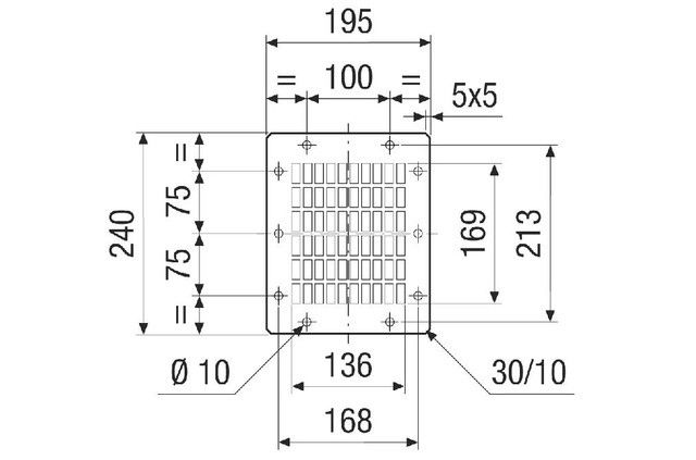 Ausblasschutzgitter SGAI GR 20