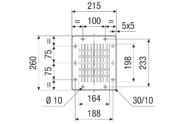 Ausblasschutzgitter SGAI GR 22