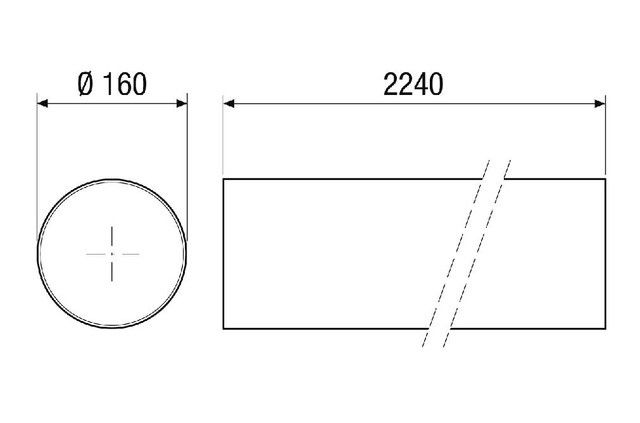 Dachdurchführungshülse PP 45 DFHL