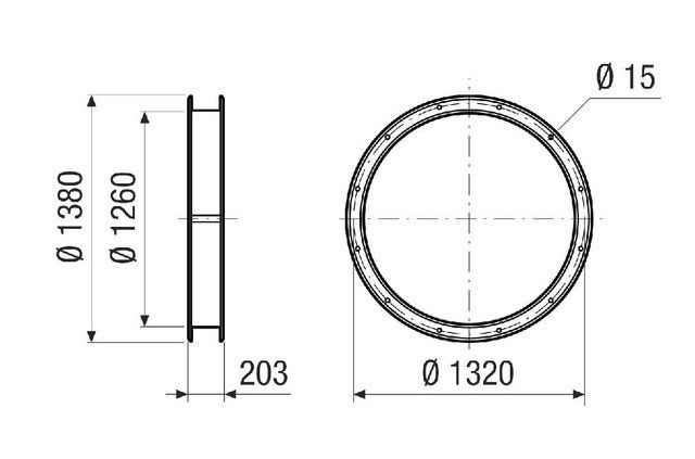 Elastischer Stutzen ELI 125
