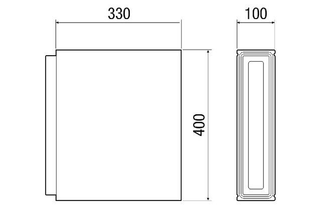Laibungselem.-Verlängerung PP 45 LEV