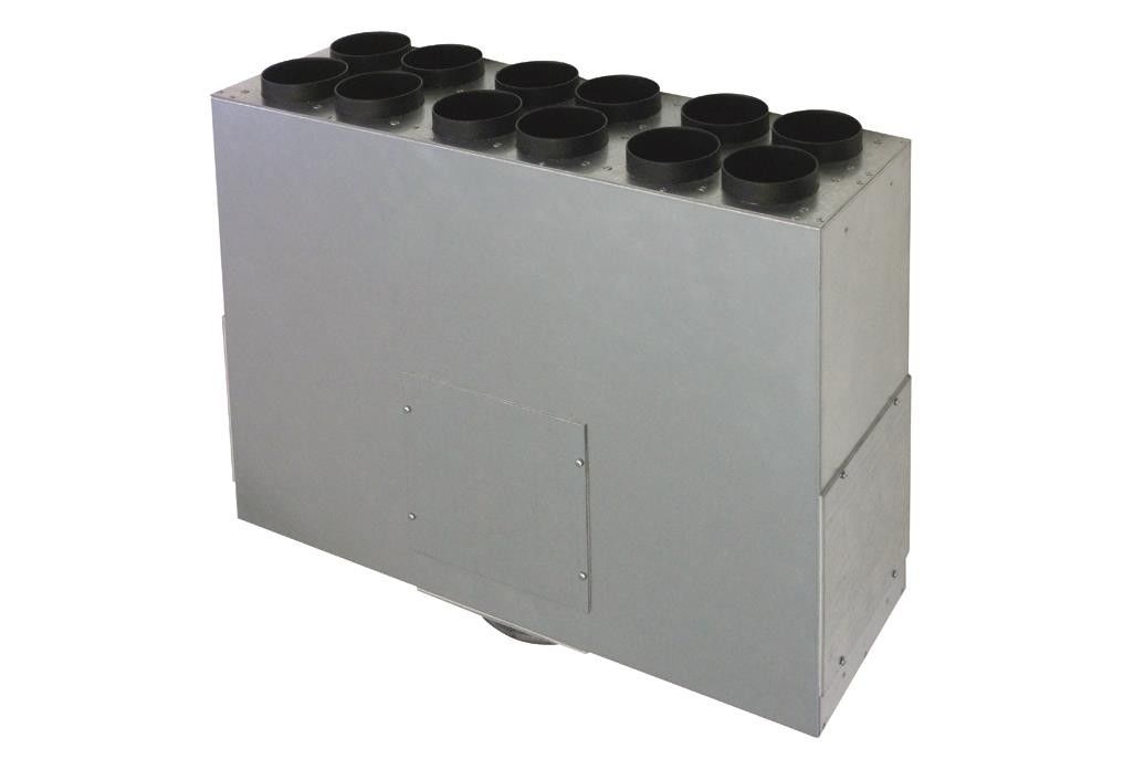 Luftverteiler aus Blech MF-BV75-160-12