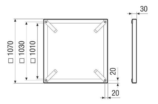 Montagerahmen MRI 80-90