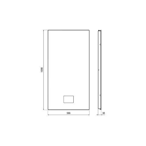 Unterputz-Glas-Abdeckung WS 75 UPGA