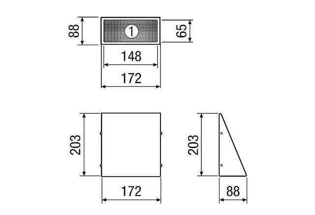 Wandstutzen Außenluft KW-AL 12E