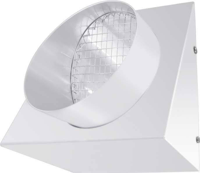 Wandstutzen Fortluft KW-FL 16W