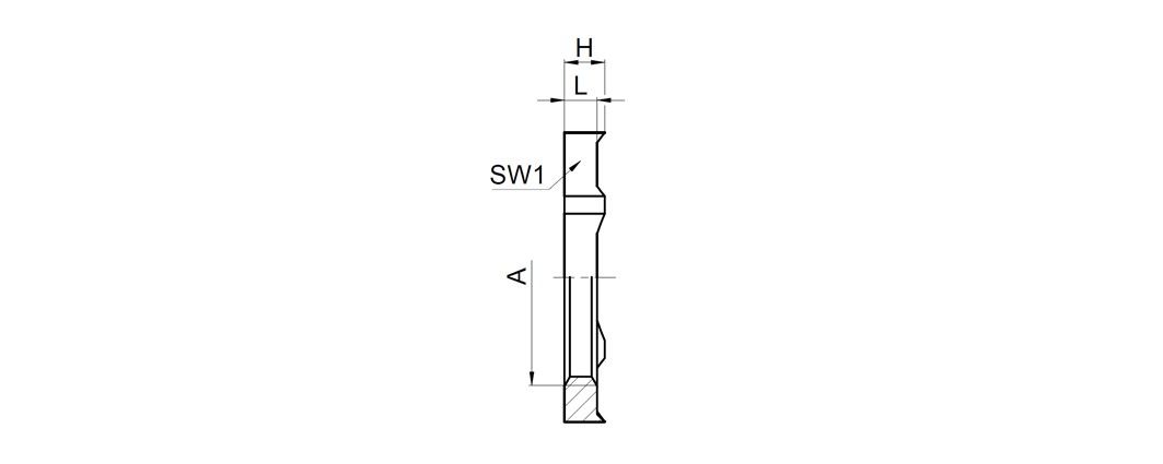 MS-Gegenmutter 50.212 YPOT