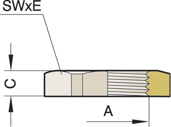 Gegenmutter 1420/240 M40 Gegenmutter 1420/240 M40