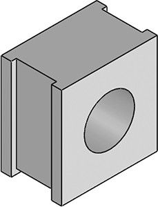 Kabeltülle QT 2 grau
