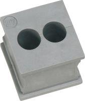Kabeldurchführungstülle KT 2/4 sw