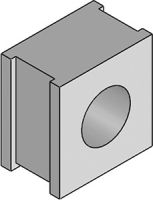 Kabeltülle QT 2 grau