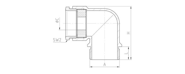 Winkel-Kabelverschraubung 21.732PA7035 Winkel-Kabelverschraubung 21.732PA7035