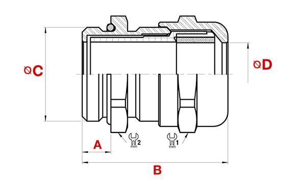 Kabelverschraubung 934304032